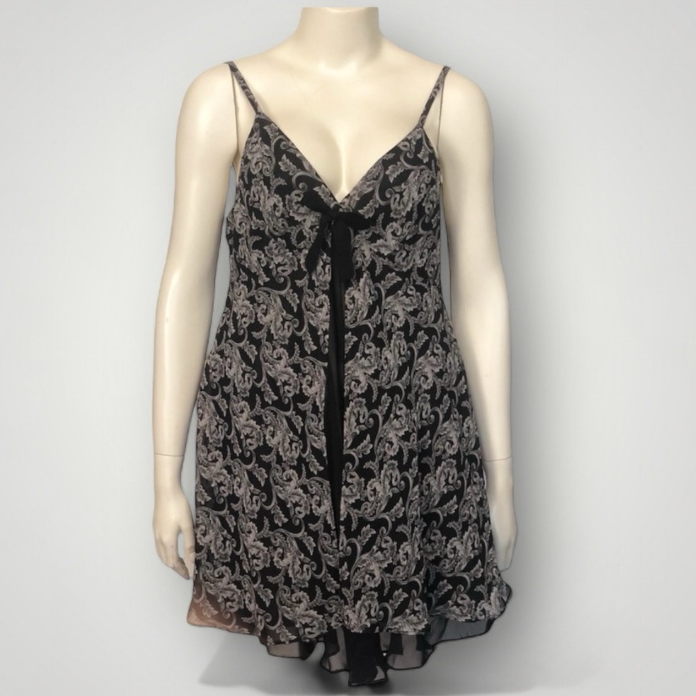 NWOT Silk & Satin Flouncy Flowy Baby Doll Nightie